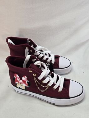 Disney Mickey Mouse Women's Size 10 High-Top Lace-Up Sneaker New